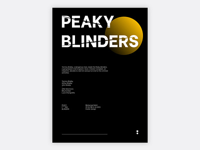 Peaky Blinders branding colors design graphic design illustration logo logo design minimalism modern poster poster design drawing ui