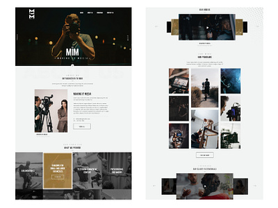 MIM - Website app branding design graphic design typography ui ux website