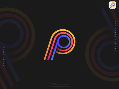 Creative Modern initials Text Logo Design brand design branding creative logo design graphic design illustration initials line art logo logo logo design logo maker logotype luxury logo minimalist modern logo monogram logo outline logo p logo text logo vector