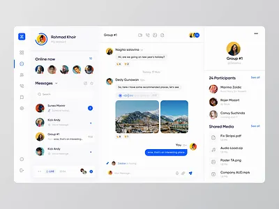 Zush - Dark Mode Animation 💬 animation chatting clean dark mode dark theme darkmode dashboard dashboard app dashboard design desktop graphic design minimal modern motion design principle product design prototype ui ui design ux