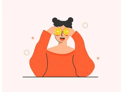 Feeling Tangy branding colour colour palette design flat art flat vector graphic design illustration illustrator logo ui vector