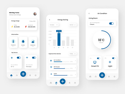 SmartHome Mobile App 3d booking app branding home app icon illustration landing page design minimalism design smart apps smarthome app smarthome website smarttv app web web design