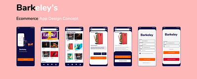 E-commerce App Design app branding design product design typography ui ux