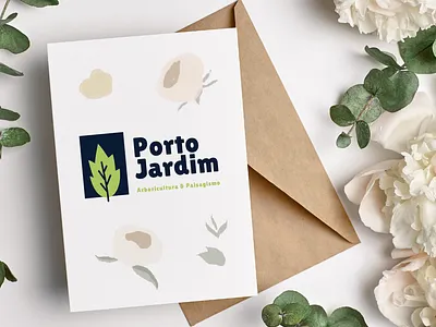 Porto Jardim Logo Design: Arboriculture & Landscaping brandidentity branding businesscard design graphic design greendesign landscapingdesign logo logodesign logotype minimalistbranding minimalistlogo modernlogo natureinspired visualidentity
