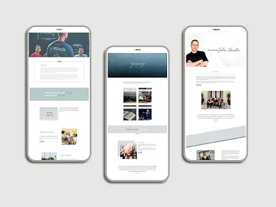 JH Reach website - pages branding design graphic design logo squarespace ui ux web web design webdesign website website design