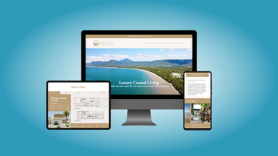 BeCHé - Luxury Estate Development australia beach beche coast design dev development estate home landing page luxury port douglas real ui ux web