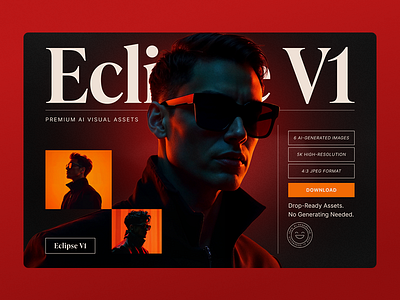 Eclipse V1 CTA Page - WIP ai assets concept design eclipse photography ui web website