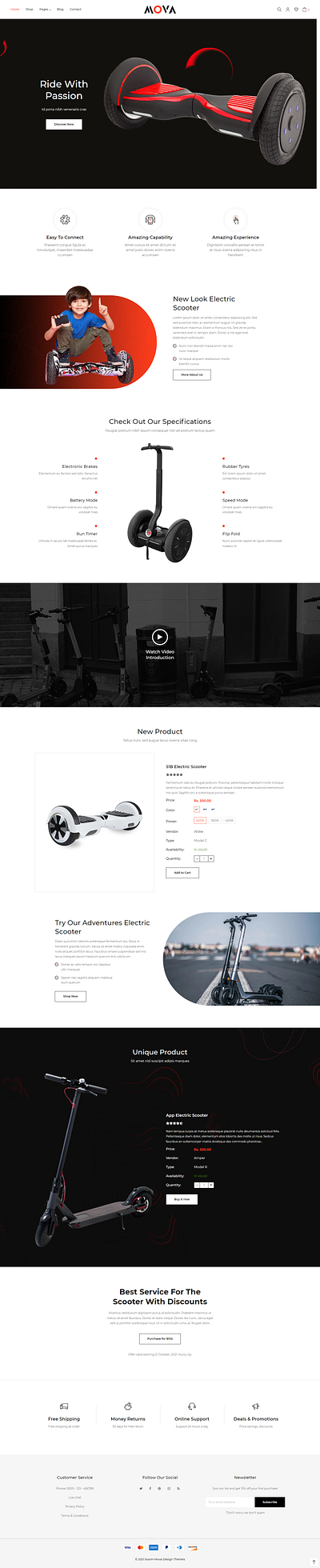 Boom-Mova Shopify Theme design ecommerce responsive shopifydesign shopifytheme theme web design webdeveloper website website design
