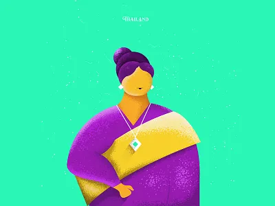 THAI GIRL adobe illustrator adobe illustrator grain effect effect grain grain texture grain texture effect grunge texture grunge texture effect texture