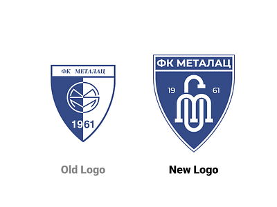 FK Metalac Logo Redesign graphic design logo logo redesign vector