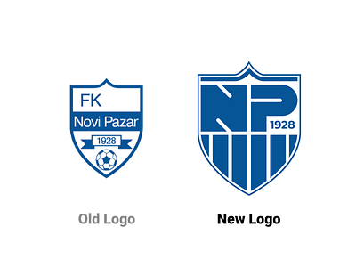 FK Novi Pazar Logo Redesign graphic design logo logo redesign vector