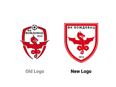 Fk Voždovac Logo Redesign graphic design logo logo redesign vector