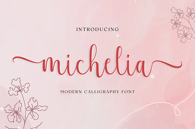 michelia script banner