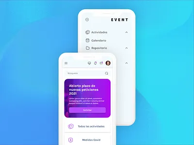 EVENTS - Platform to organize cultural events colorful cultural platform events financial platform minimalist mobile design organizing schedule ui design ux design