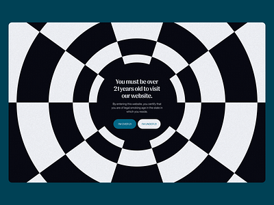 Age verification page 2021 trends age verification art direction brand chess clean creative design product smoking website style ui ui elements uidesign ux uxui verification web web design website