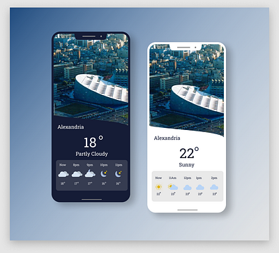 Daily UI a weather app app design ui ux