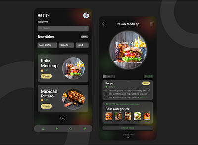 Food Delivery App app app design banner graphics design instragram post logo social media social media banner ux