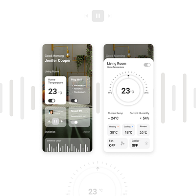 Home Automation android android app app app concept application clean concept creative design design agency home home automation ios mobile mobile app mobile screen ui ui ux design uiux ux web