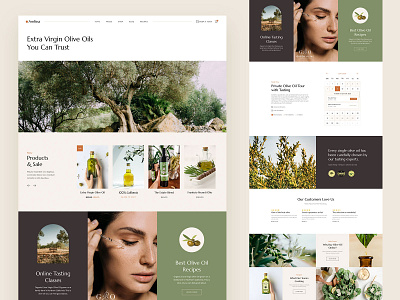 Amfissa - Organic Olive Shop Theme clean food bloggers modern olive oil olives organic stores theme ui ux vinegar production winery wordpress