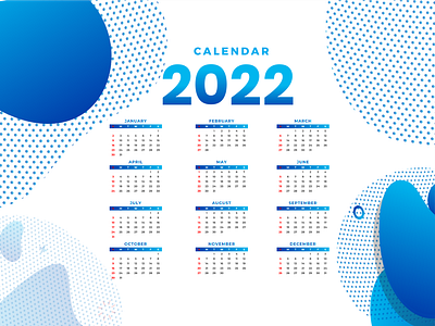 Blue Colour Calendar 2022 Designe Template 2022 3d banner beautiful evening design blue branding calendar design flyer graphic design happy icon illustraion illustration logo new poster ux vector years