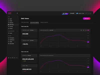 DAO OpenDeFi application app application design soft ui ux