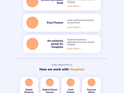 Digital Hospital Desk: Website Homepage exploration digital graphic design homepage hospital ui ux website