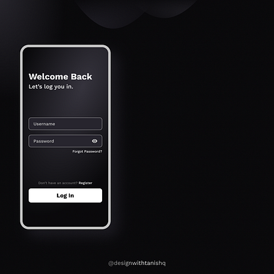 Login Page concept app design figma login product ui ux web website youtube
