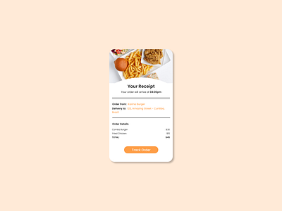 Daily UI #17 - Email Receipt dailyui dailyui017 dailyui17 dailyuichallenge email receipt ui design uidesign ux