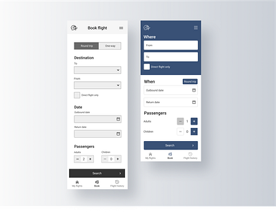 Flight booking 1 mobile mobile app mobile ui ui ux