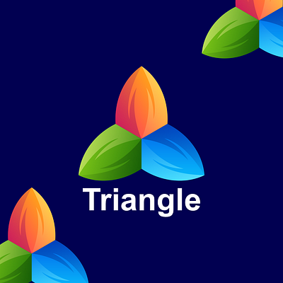 Triangle logo design app branding design icon illustration logo typography ui ux vector