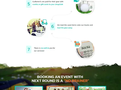 Next Round ui website design