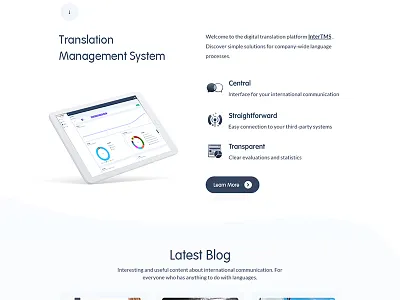 Intercontact GmbH ui website design