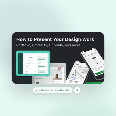 How to Present Your Design Work (Video) advanced app beginner guide portfolio present presentation product design thumbnail tutorial ui ux video visual design website youtube youtuber