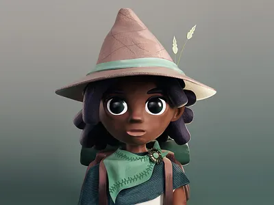 Spring Explorer 3d c4d character design illustration spring substance painter zbrush