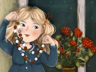 Mimmi, the doll art book cartoon character design illustration kid raster