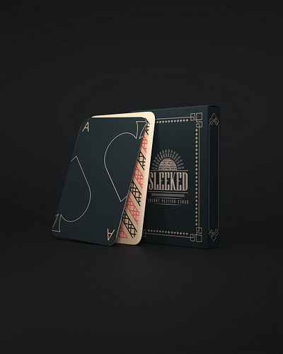 Sleeked #2 3d 3d art 3d graphics 3d illustration 3d render art direction branding cards cinema4d design graphic design illustration playing cards product product design product rendering rendering