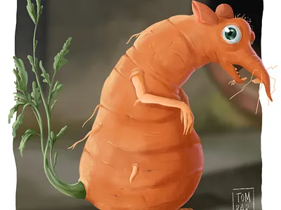 Carrat art challenge character design digital drawing illustration procreate