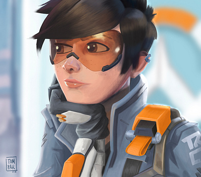 Loading... art character design digital digital art digital illustration fanart illustration overwatch procreate