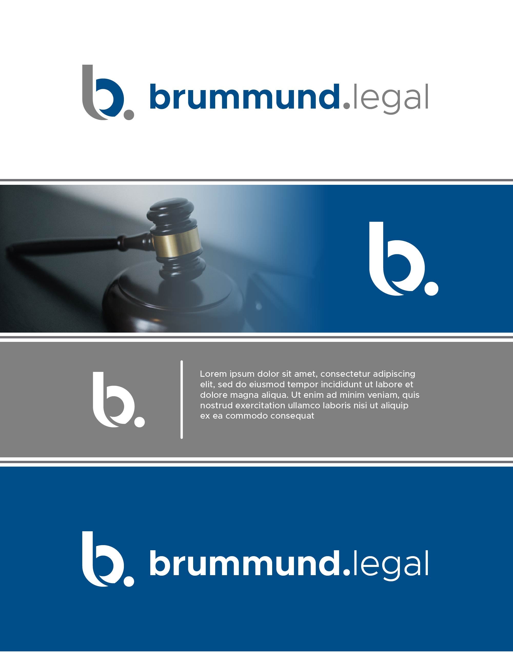 Logo Design for a web-based law firm attorney b branding case corporate court judge justice law law firm legal logo minimal