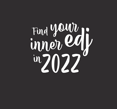 Find your inner EDJ design edjx edjx.io font illustration words