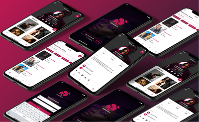 #DailyUI model app profile branding graphic design logo ui
