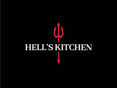 Hell's Kitchen branding cooking logo design devil devil logo esports gordan ramsey hell hell logo hells kitchen hells kitchen logo illustrator logo masterchef vector