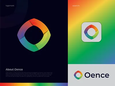 Oence Logo Design | O Letter Logo appicon brand guidelines branding business logo company logo corporate logo graphic design identity letter logo logo logo design logo folio logo type minimal modern logo o mark software logo typography vector