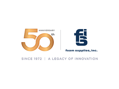 50th Anniversary Logo branding logo