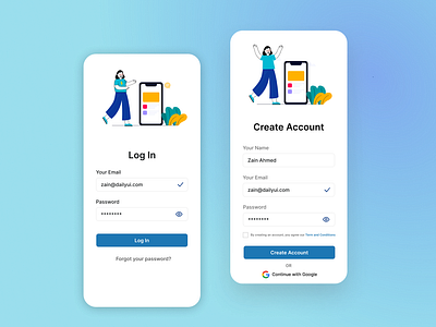 Daiy UI # 01 - Login/Sign Up Form adobexd app design beauity clean daily ui daily ui challenge dailyui design design ui figma icon illustration login minimilistic signup ui ui design uiux ux web