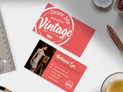 Draw Me Vintage Branding branding design graphic design logo vector