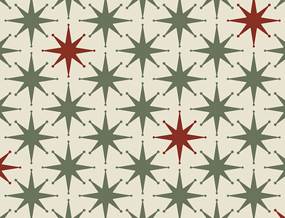 WEEKLY WARM-UP // #88 70s bauhaus branding christmas design dribbble dribbble weekly warmup illustration mcm mcm pattern midcentury modern midcenturymodern paper pattern vintage wallpaper weekly warmup wrapping paper