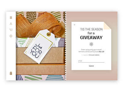 Giveaway branding dailyui design flat graphic design illustration logo minimal ui ux vector