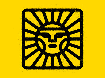 🌞 logo stamp sun