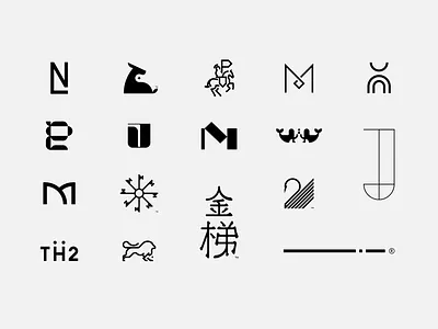 Logomark Collection amblem behance brand mark branding design mark graphic design icon logo logo design logofolio logomark logotype mark symbol vector